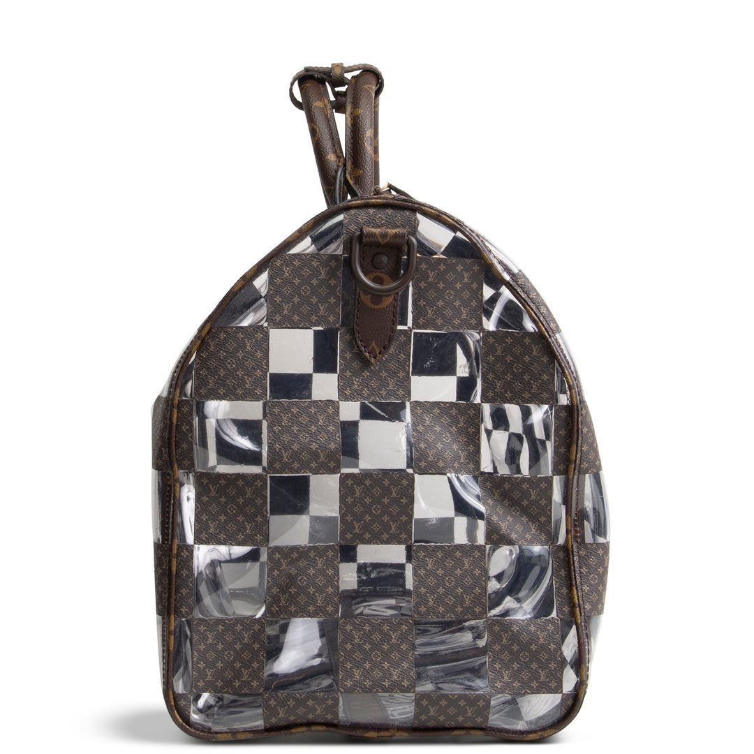 LOUIS VUITTON Chess Keepall Bandouliere 50