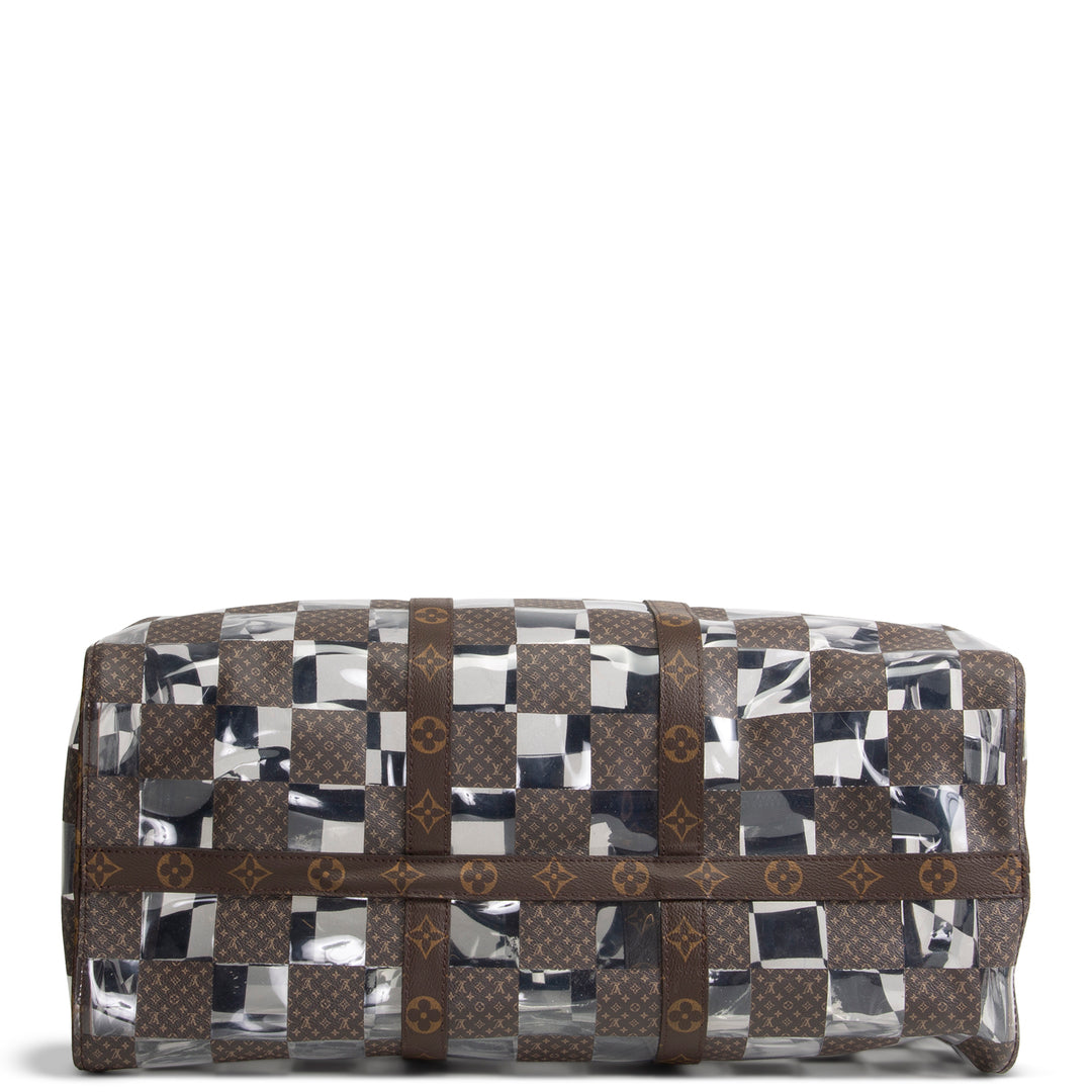 LOUIS VUITTON Chess Keepall Bandouliere 50