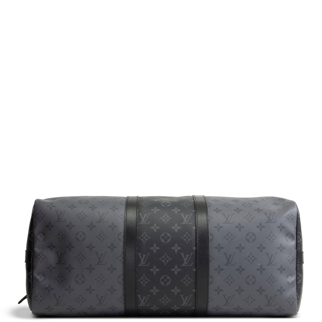 LOUIS VUITTON Monogram Eclipse Keepall Bandouliere 50
