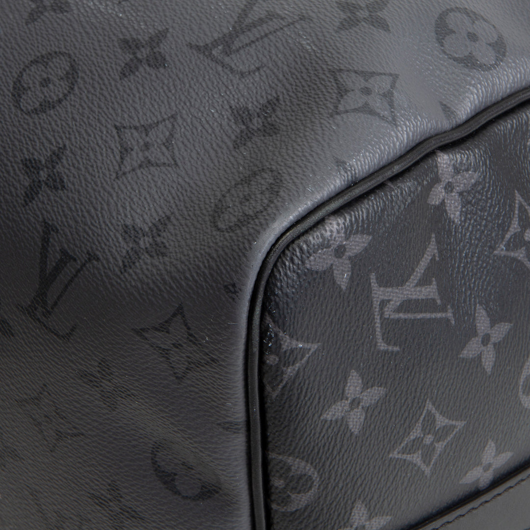 LOUIS VUITTON Monogram Eclipse Keepall Bandouliere 50
