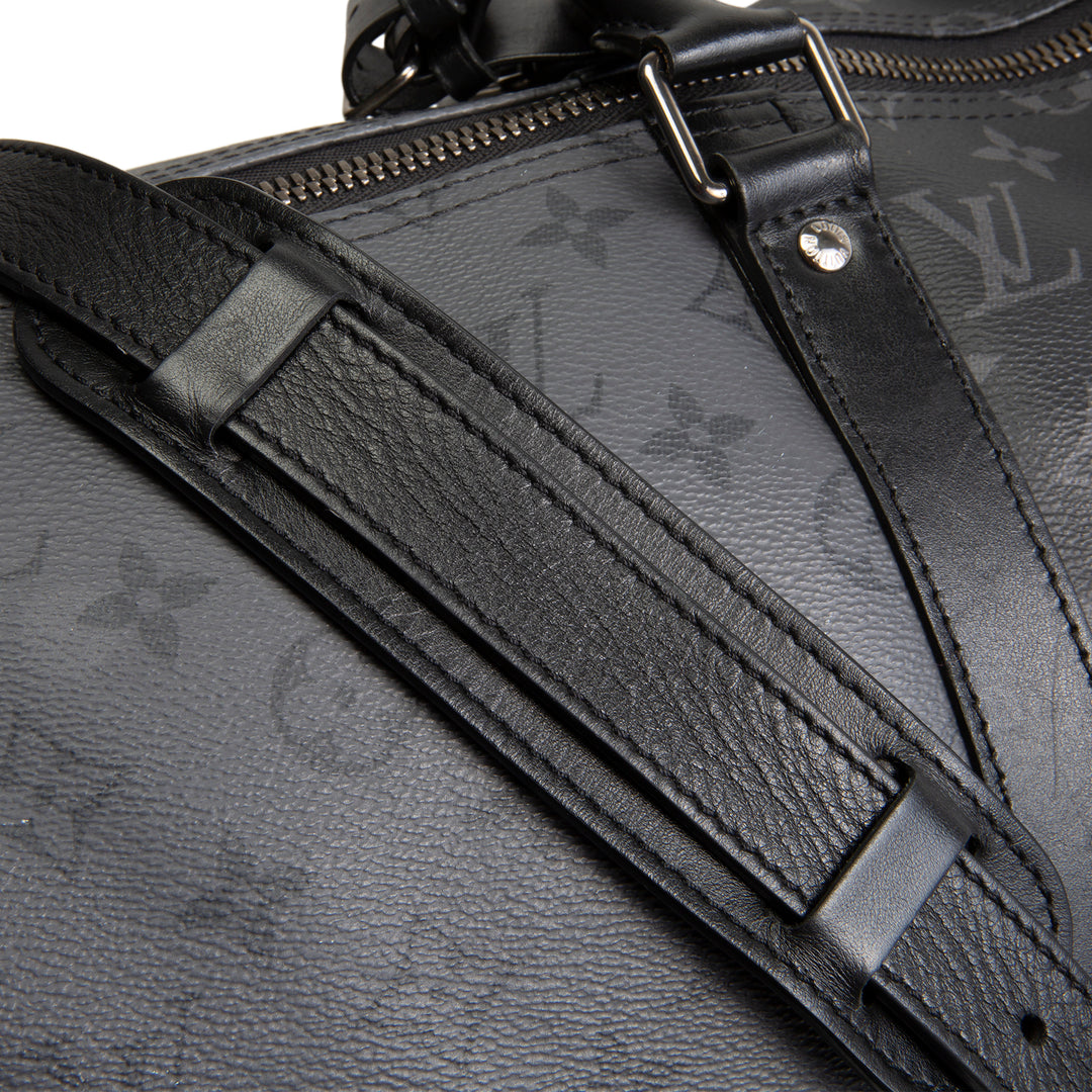 LOUIS VUITTON Monogram Eclipse Keepall Bandouliere 50