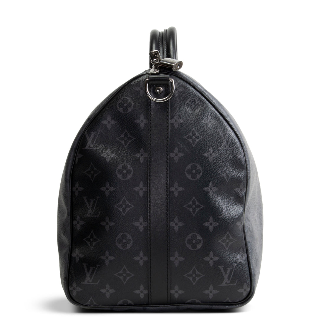 LOUIS VUITTON Monogram Eclipse Keepall Bandouliere 50