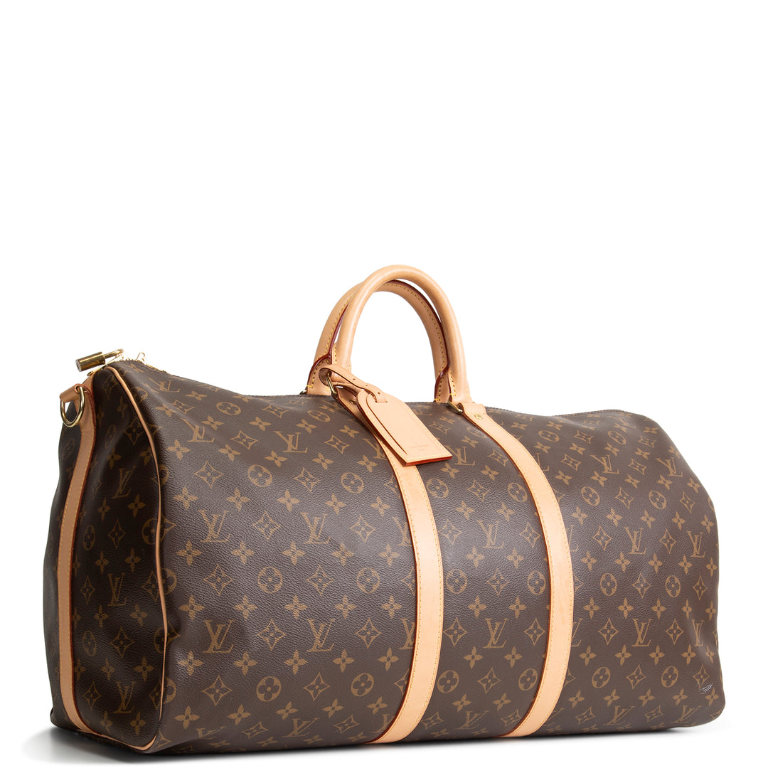 LOUIS VUITTON Monogram Keepall Bandouliere 55