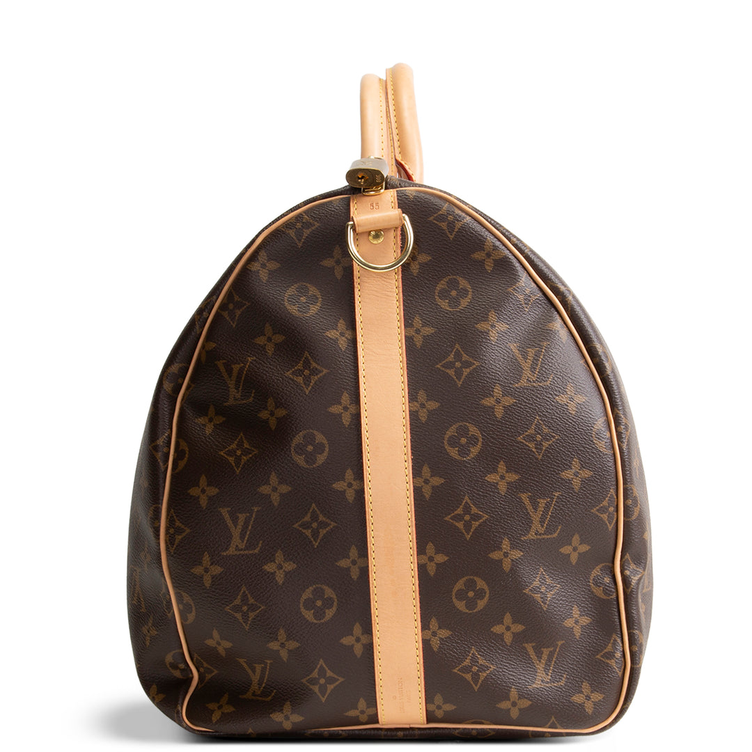 LOUIS VUITTON Monogram Keepall Bandouliere 55