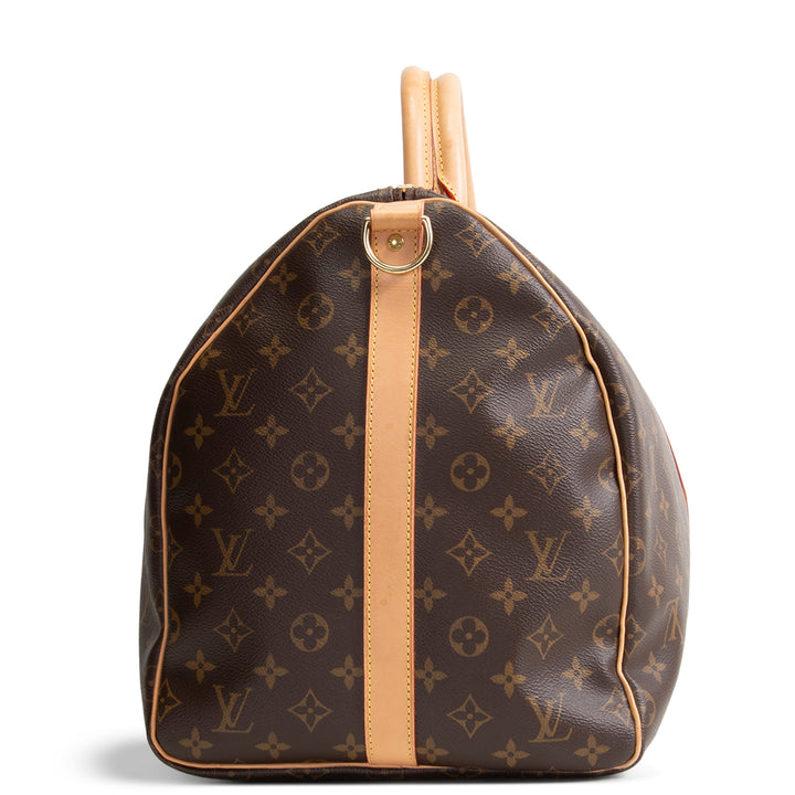LOUIS VUITTON Monogram Keepall Bandouliere 55