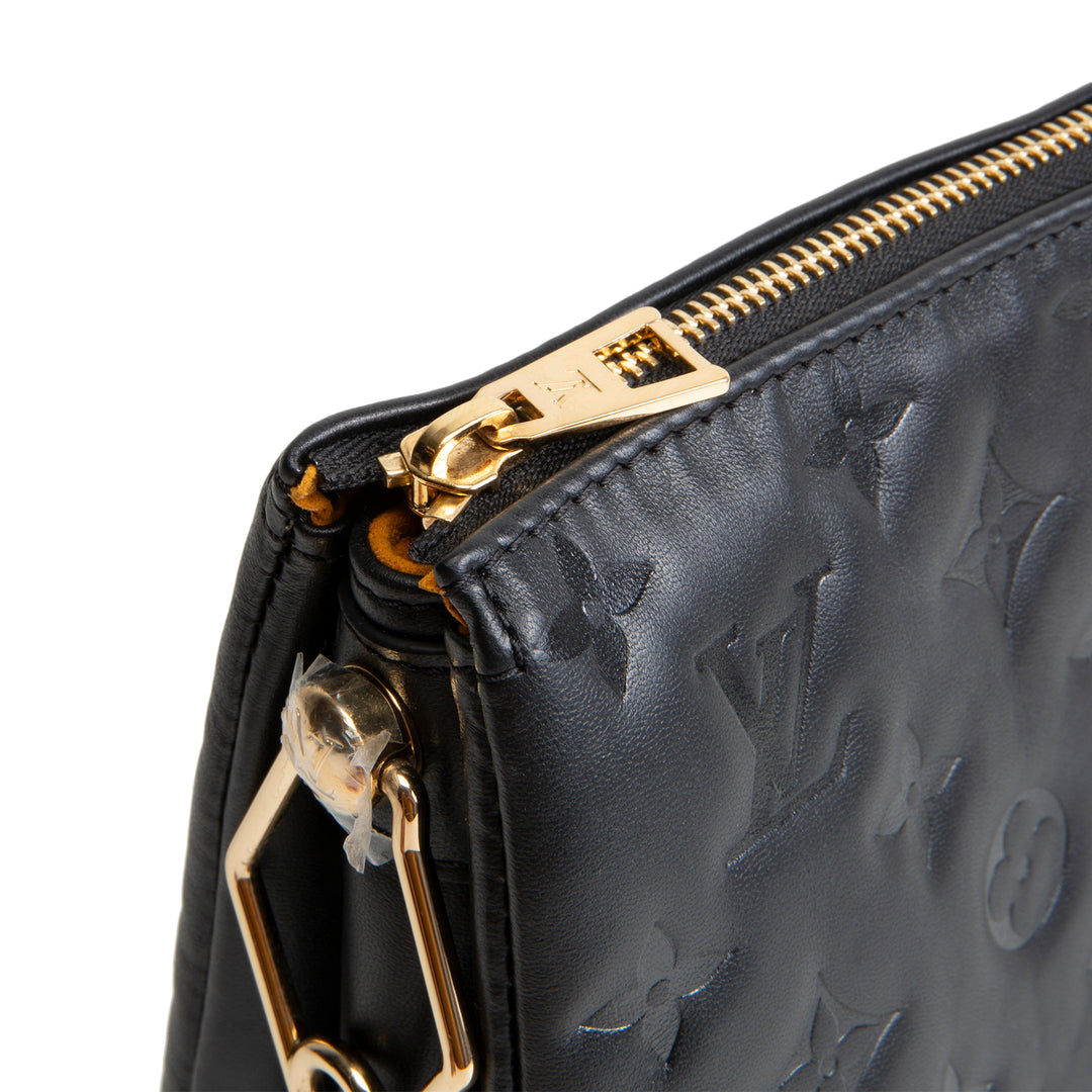 LOUIS VUITTON Monogram Coussin MM - Black
