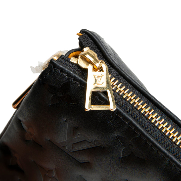 LOUIS VUITTON Monogram Coussin MM - Black