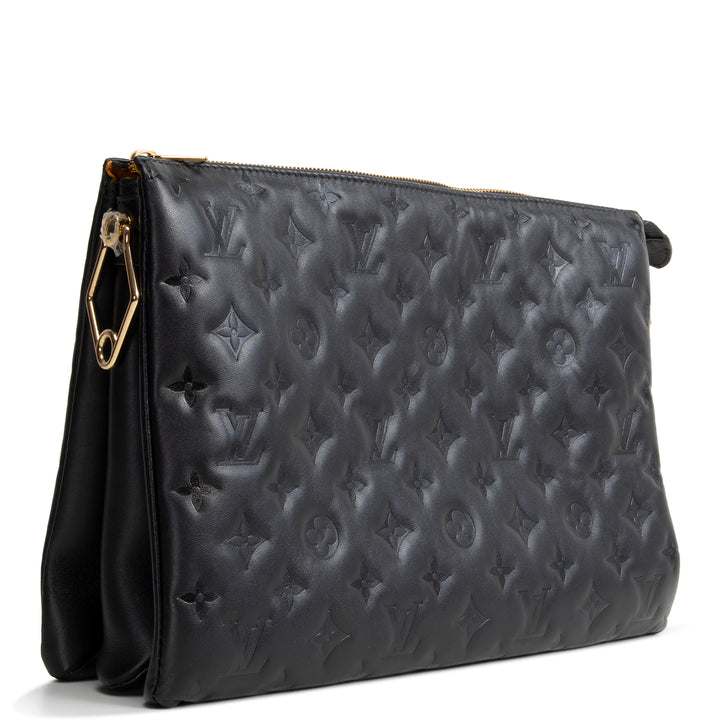 LOUIS VUITTON Monogram Coussin MM - Black
