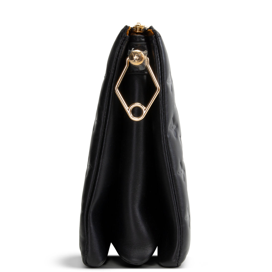 LOUIS VUITTON Monogram Coussin MM - Black