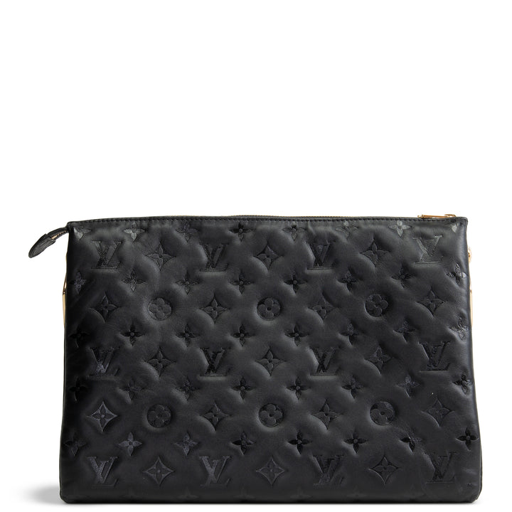 LOUIS VUITTON Monogram Coussin MM - Black