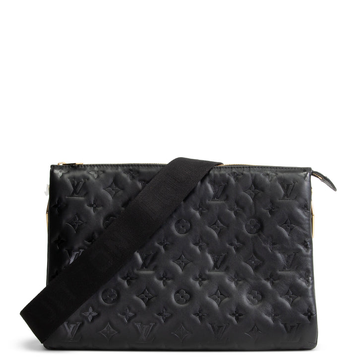 LOUIS VUITTON Monogram Coussin MM - Black