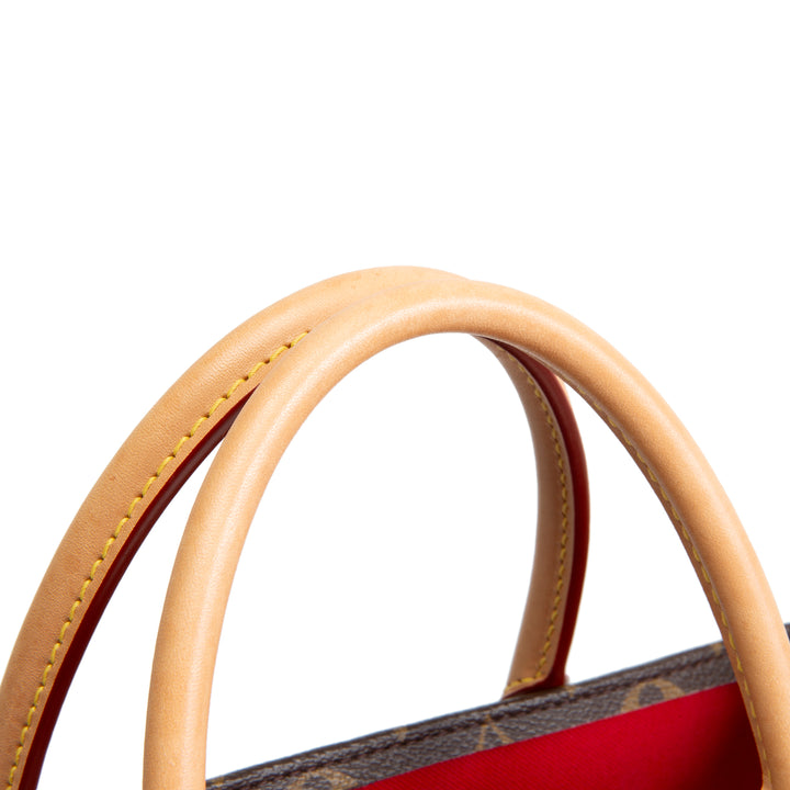 LOUIS VUITTON Monogram Sac Plat MM w/ Strap