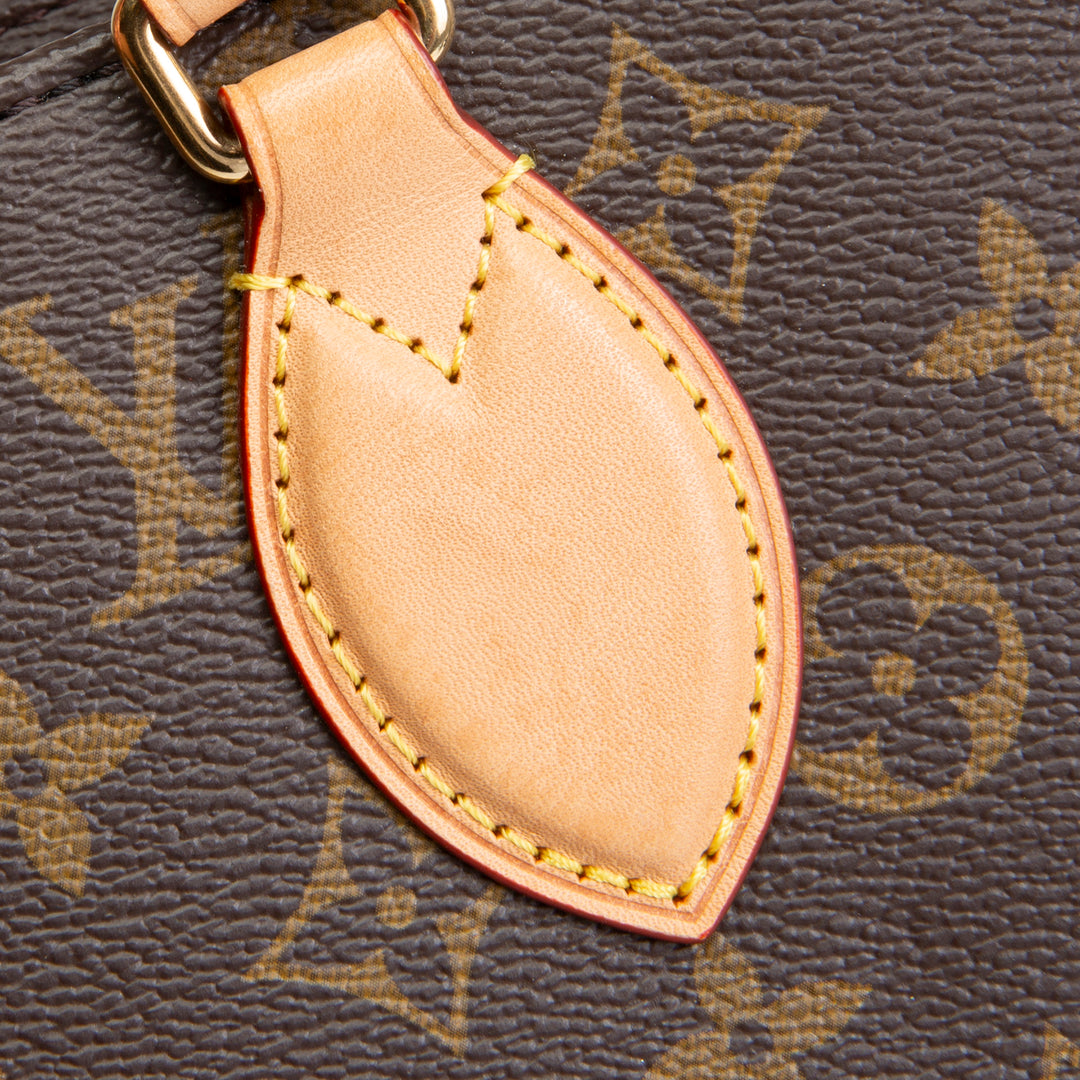 LOUIS VUITTON Monogram Sac Plat MM w/ Strap