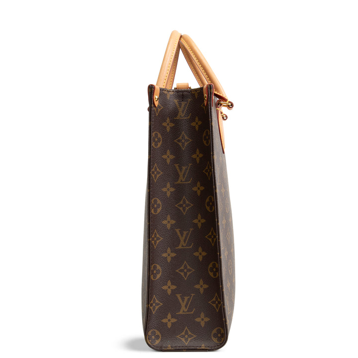 LOUIS VUITTON Monogram Sac Plat MM w/ Strap