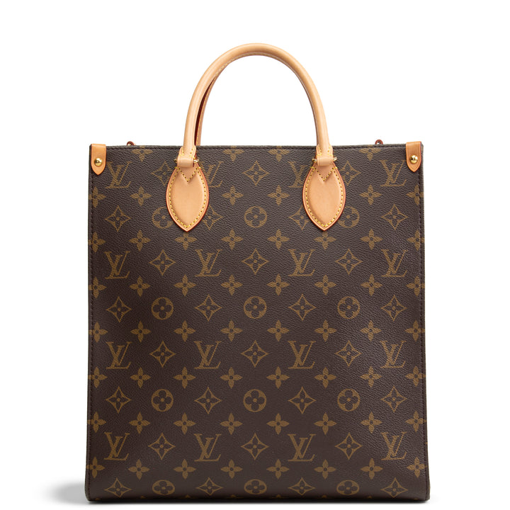 LOUIS VUITTON Monogram Sac Plat MM w/ Strap