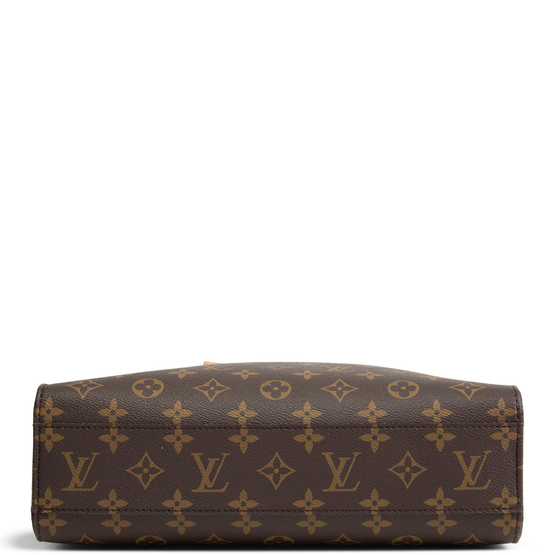 LOUIS VUITTON Monogram Sac Plat MM w/ Strap