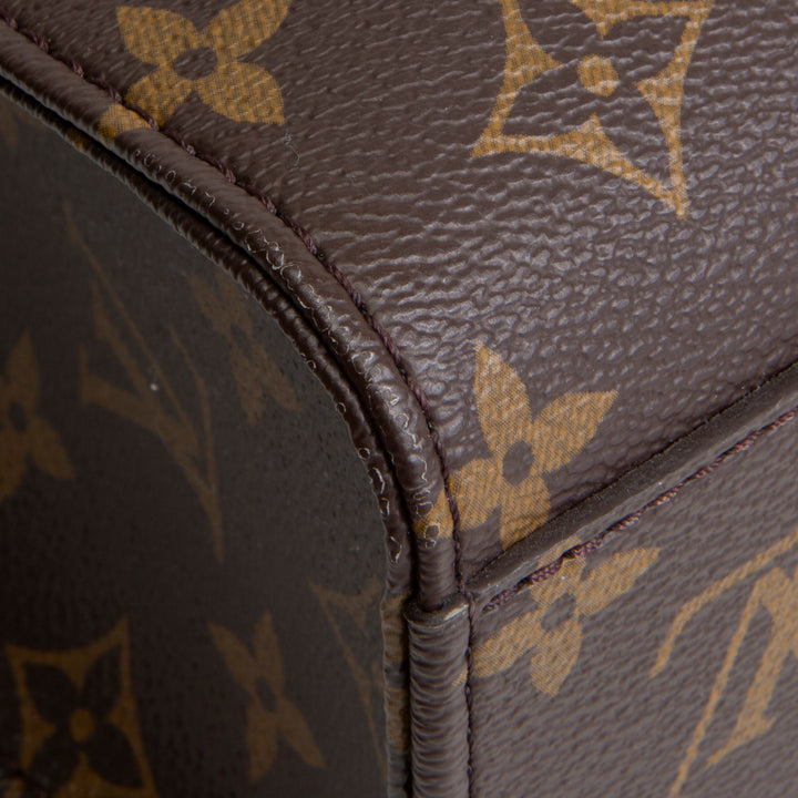 LOUIS VUITTON Monogram Sac Plat MM w/ Strap