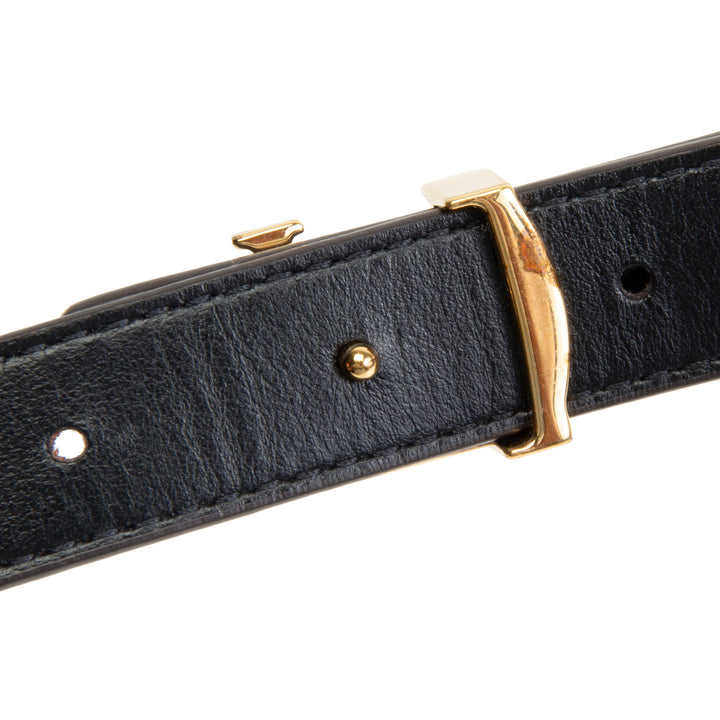 LOUIS VUITTON Monogram LV Initiales 25mm Belt