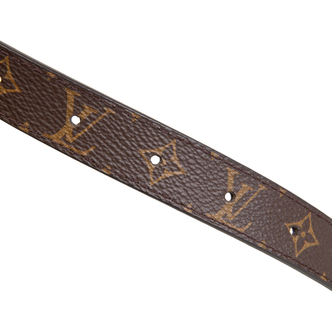 LOUIS VUITTON Monogram LV Initiales 25mm Belt