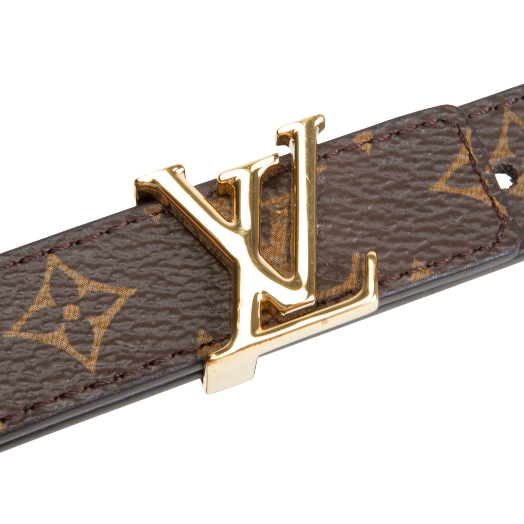 LOUIS VUITTON Monogram LV Initiales 25mm Belt