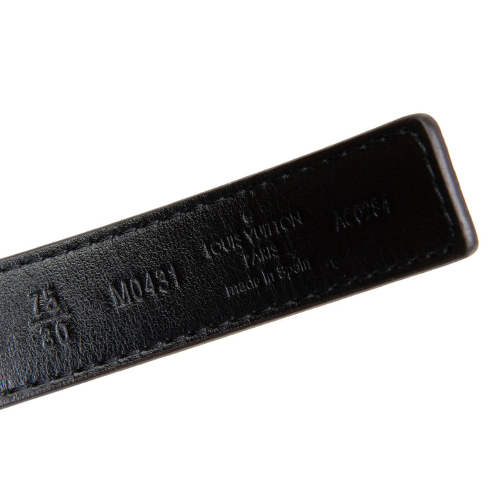 LOUIS VUITTON Monogram LV Initiales 25mm Belt