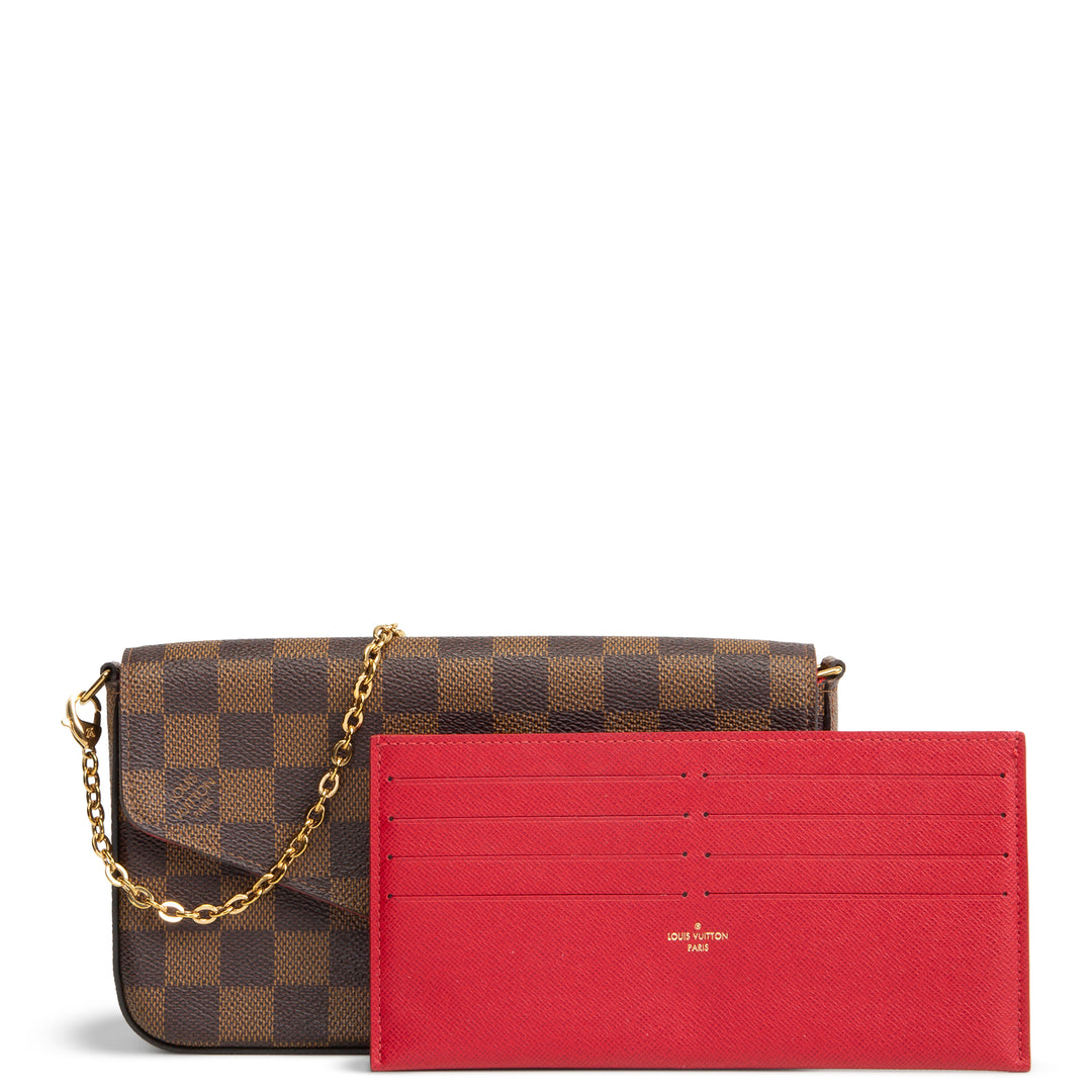 LOUIS VUITTON Damier Ebene Felicie Pochette
