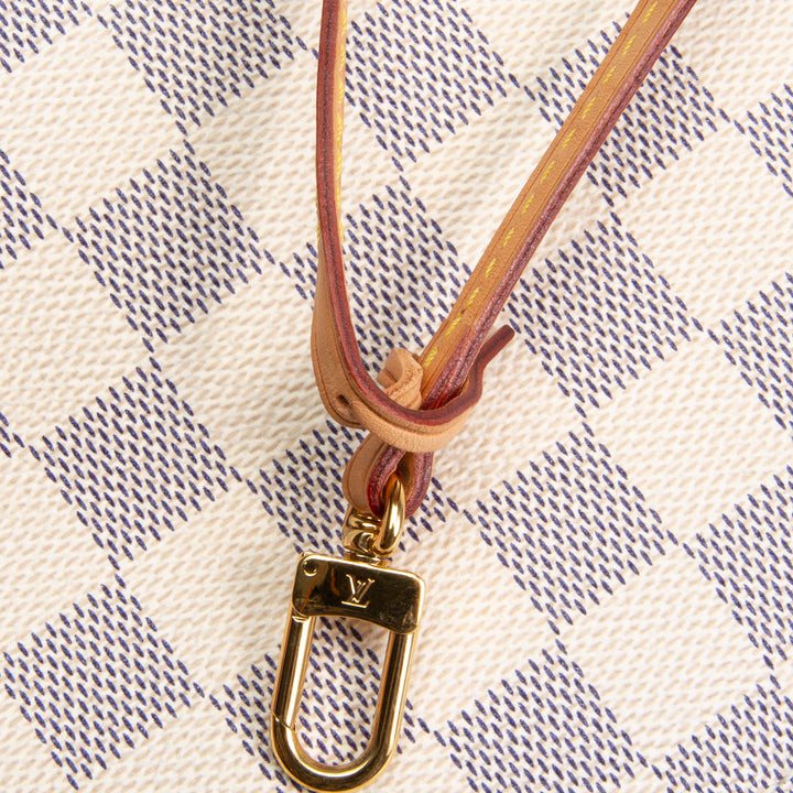 LOUIS VUITTON Damier Azur Neverfull Pochette
