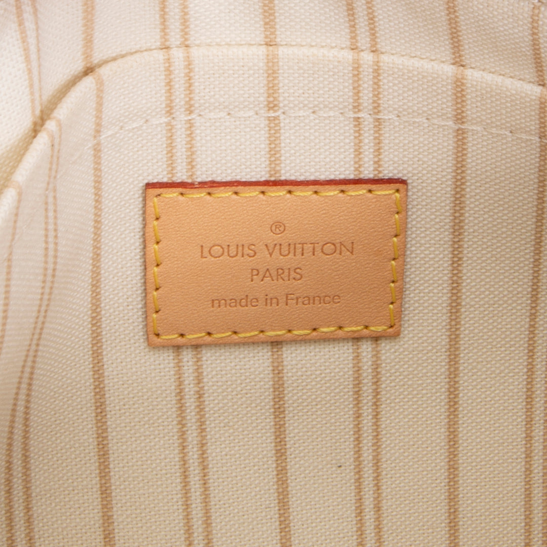 LOUIS VUITTON Damier Azur Neverfull Pochette