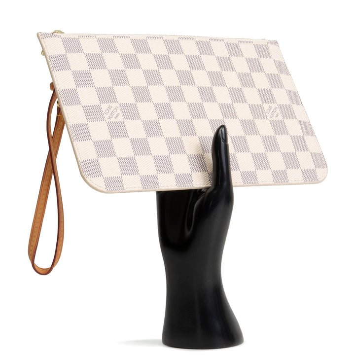 LOUIS VUITTON Damier Azur Neverfull Pochette