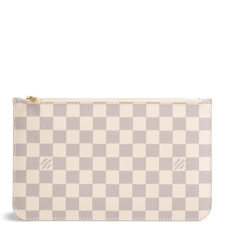 LOUIS VUITTON Damier Azur Neverfull Pochette