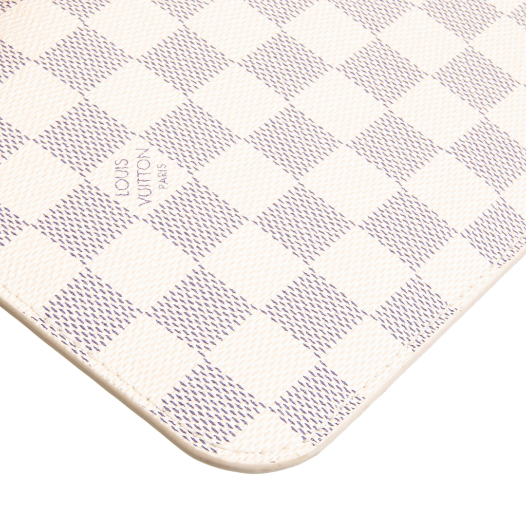 LOUIS VUITTON Damier Azur Neverfull Pochette