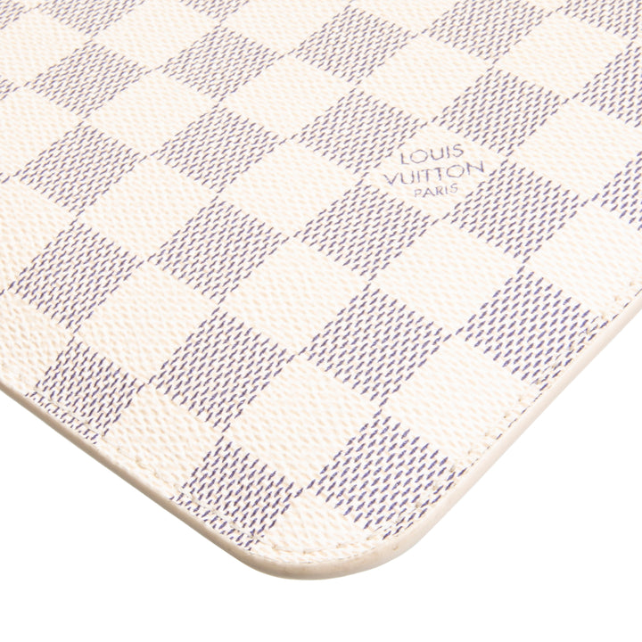 LOUIS VUITTON Damier Azur Neverfull Pochette