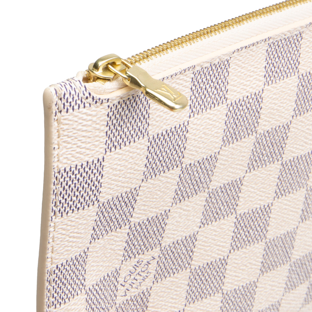 LOUIS VUITTON Damier Azur Neverfull Pochette