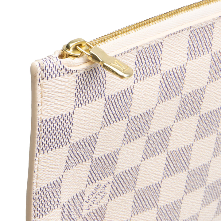 LOUIS VUITTON Damier Azur Neverfull Pochette