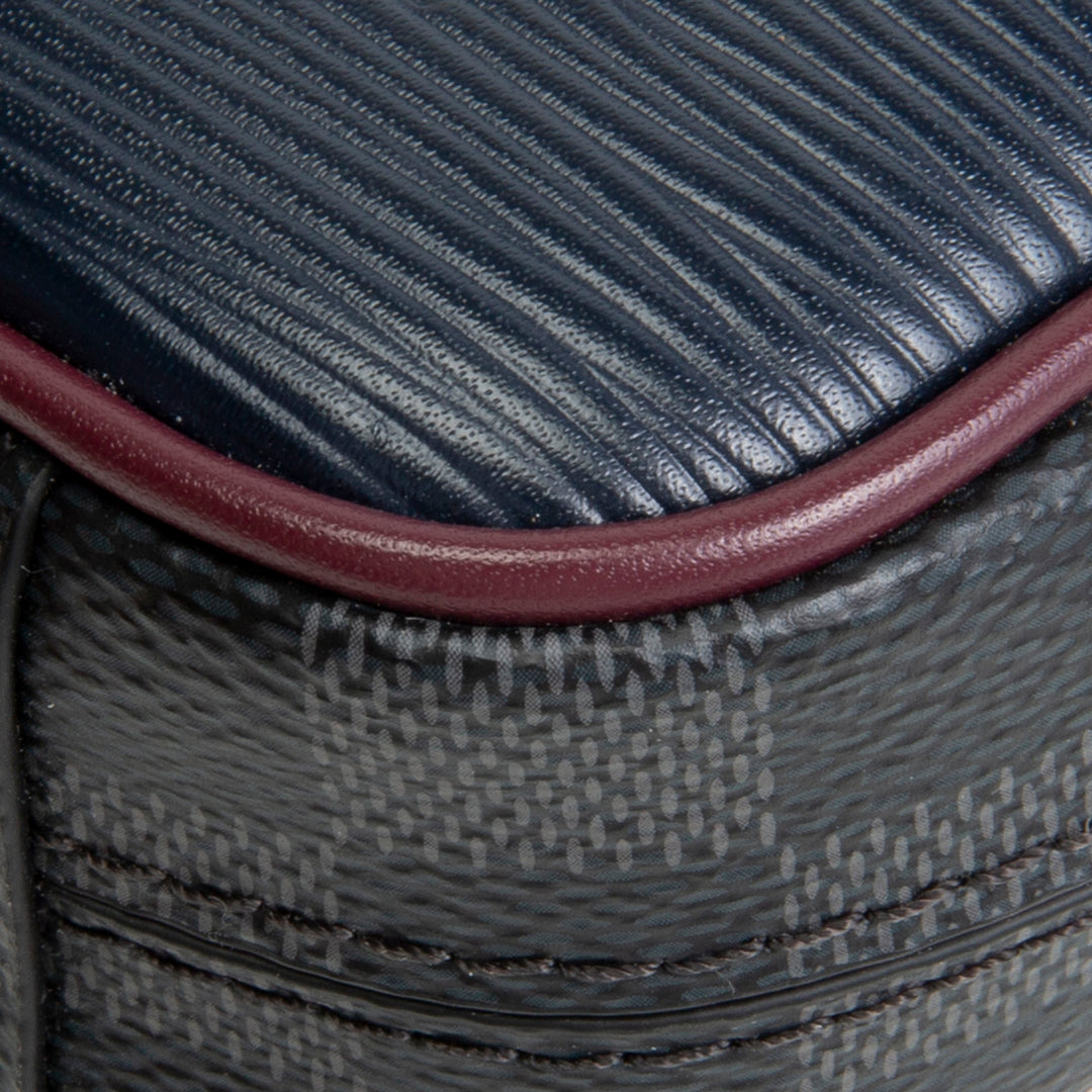LOUIS VUITTON Epi Damier Danube Slim Messenger PM - Navy