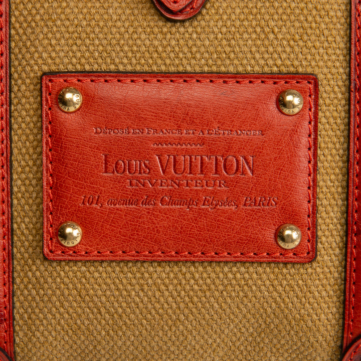 LOUIS VUITTON Vintage Ostrich Sac De Nuit Trianon - Khaki