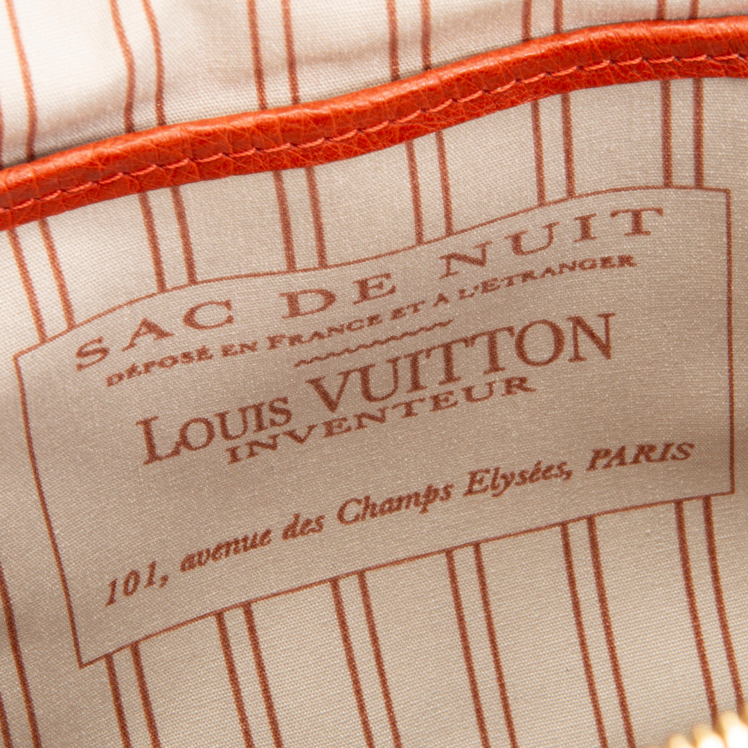 LOUIS VUITTON Vintage Ostrich Sac De Nuit Trianon - Khaki