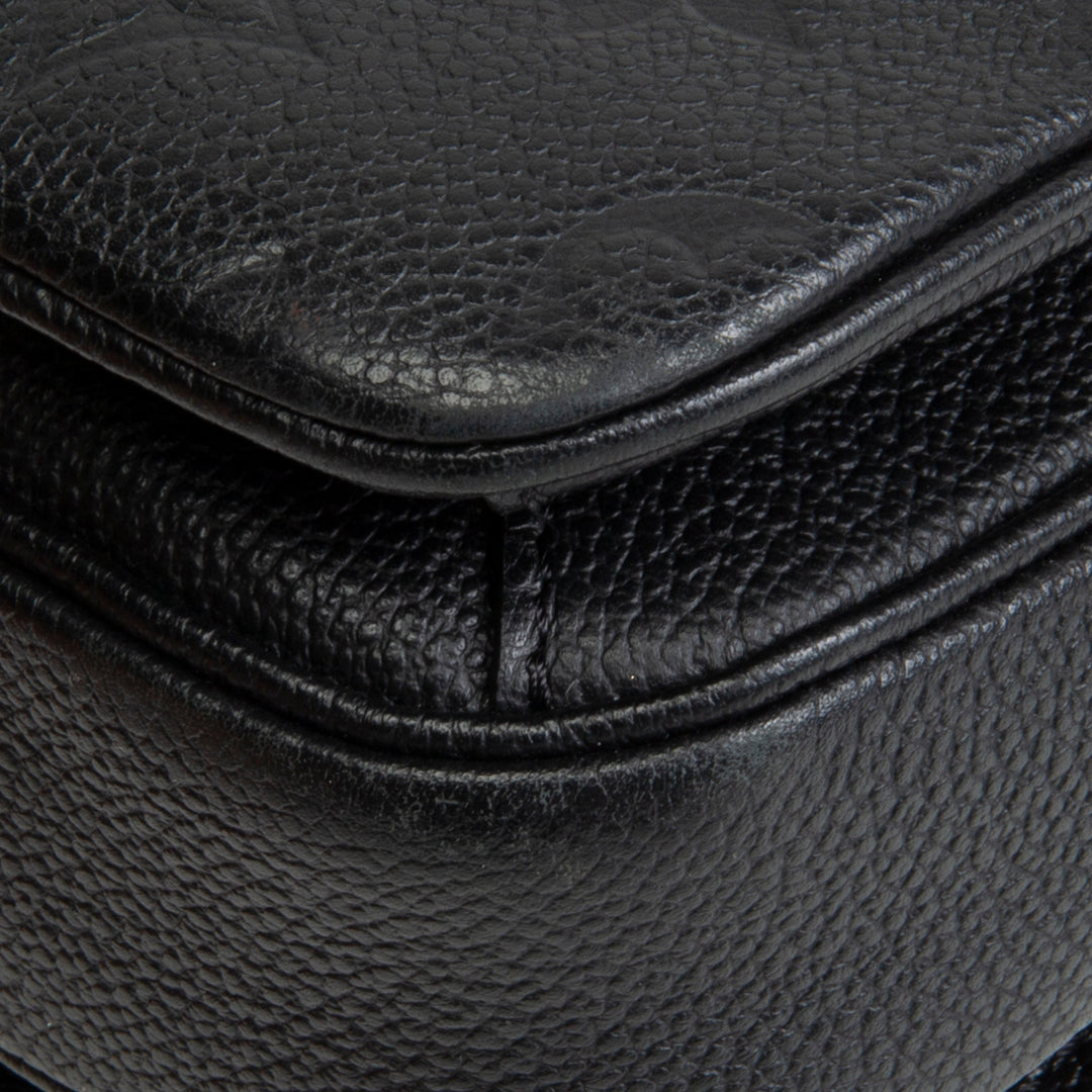 LOUIS VUITTON Monogram Empreinte Pochette Metis - Black OUTLET FINAL SALE