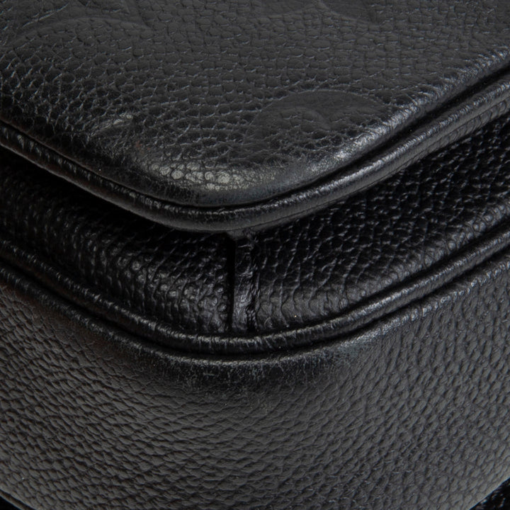 LOUIS VUITTON Monogram Empreinte Pochette Metis - Black OUTLET FINAL SALE