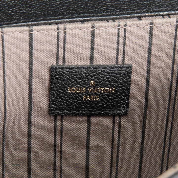 LOUIS VUITTON Monogram Empreinte Pochette Metis - Black OUTLET FINAL SALE