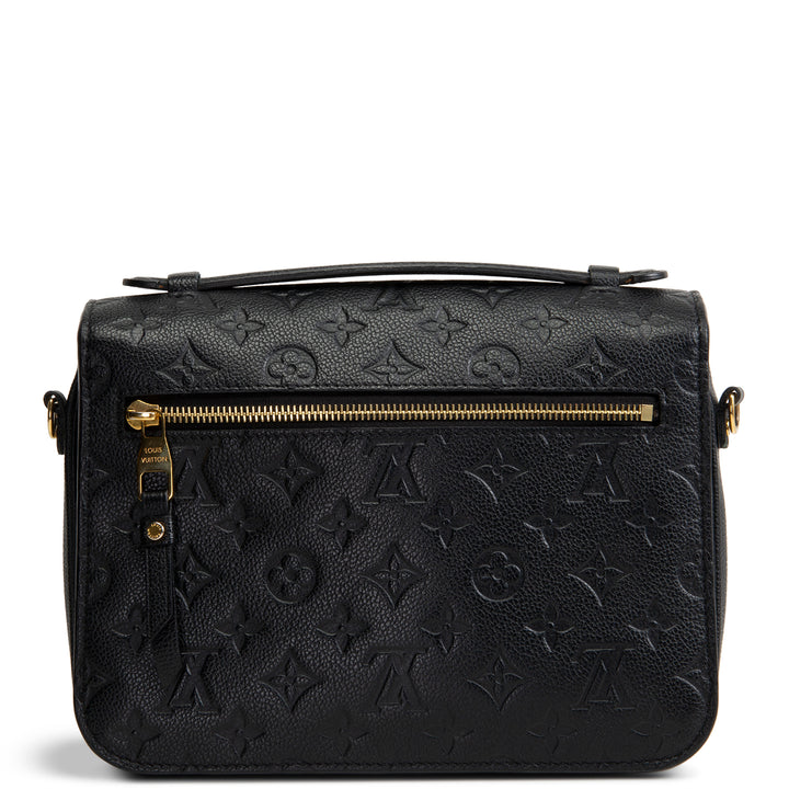 LOUIS VUITTON Monogram Empreinte Pochette Metis - Black OUTLET FINAL SALE