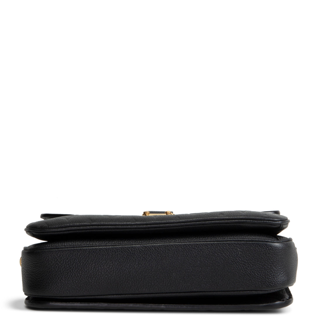 LOUIS VUITTON Monogram Empreinte Pochette Metis - Black OUTLET FINAL SALE