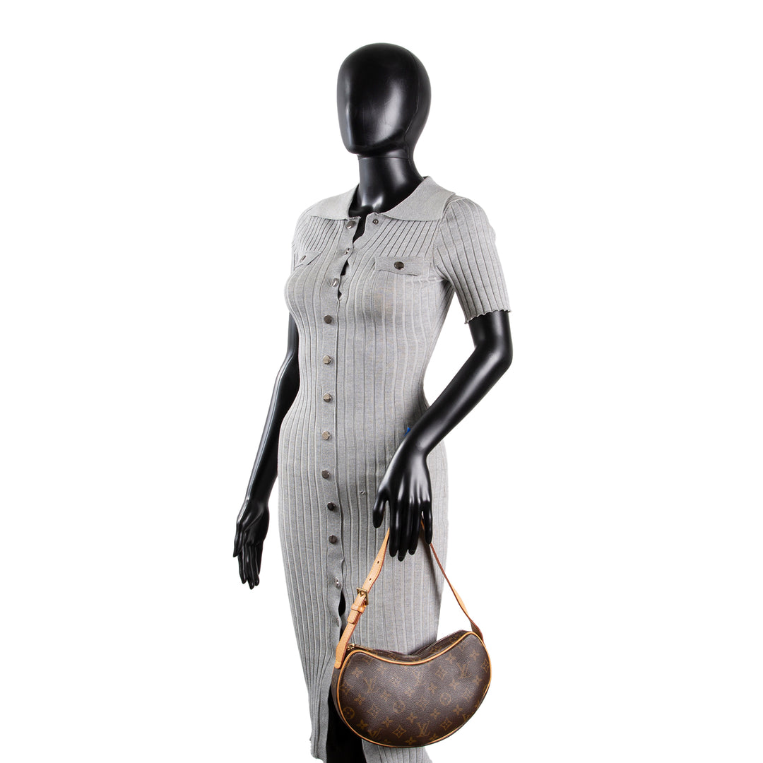 LOUIS VUITTON Monogram Croissant Shoulder Bag