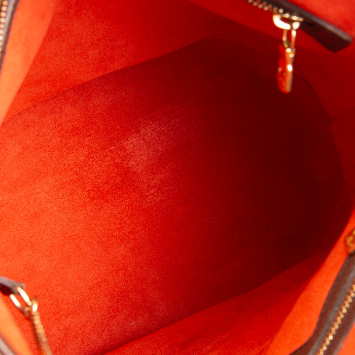 LOUIS VUITTON Vintage Damier Ebene Marais Bucket Bag