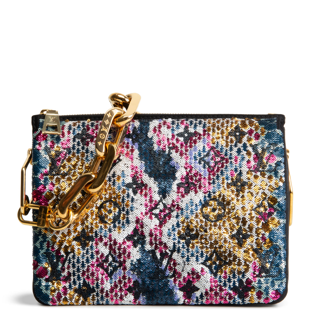 LOUIS VUITTON Monogram Sequin Coussin BB