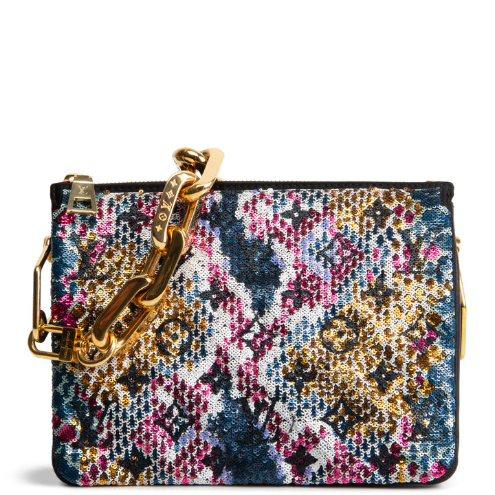 LOUIS VUITTON Monogram Sequin Coussin BB