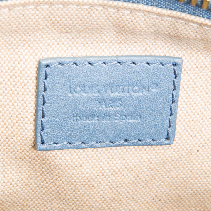 LOUIS VUITTON Damier Denim 3D Speedy Bandouliere 30 - Blue