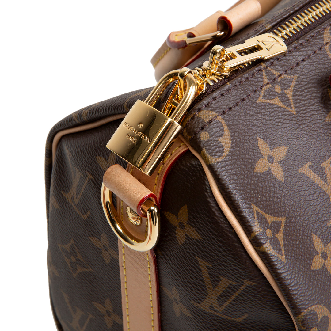 LOUIS VUITTON Monogram Speedy Bandouliere 25