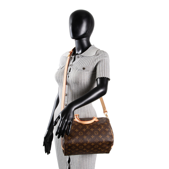 LOUIS VUITTON Monogram Speedy Bandouliere 25