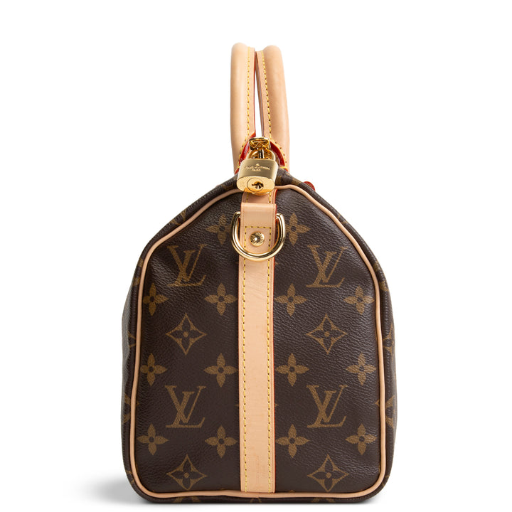 LOUIS VUITTON Monogram Speedy Bandouliere 25
